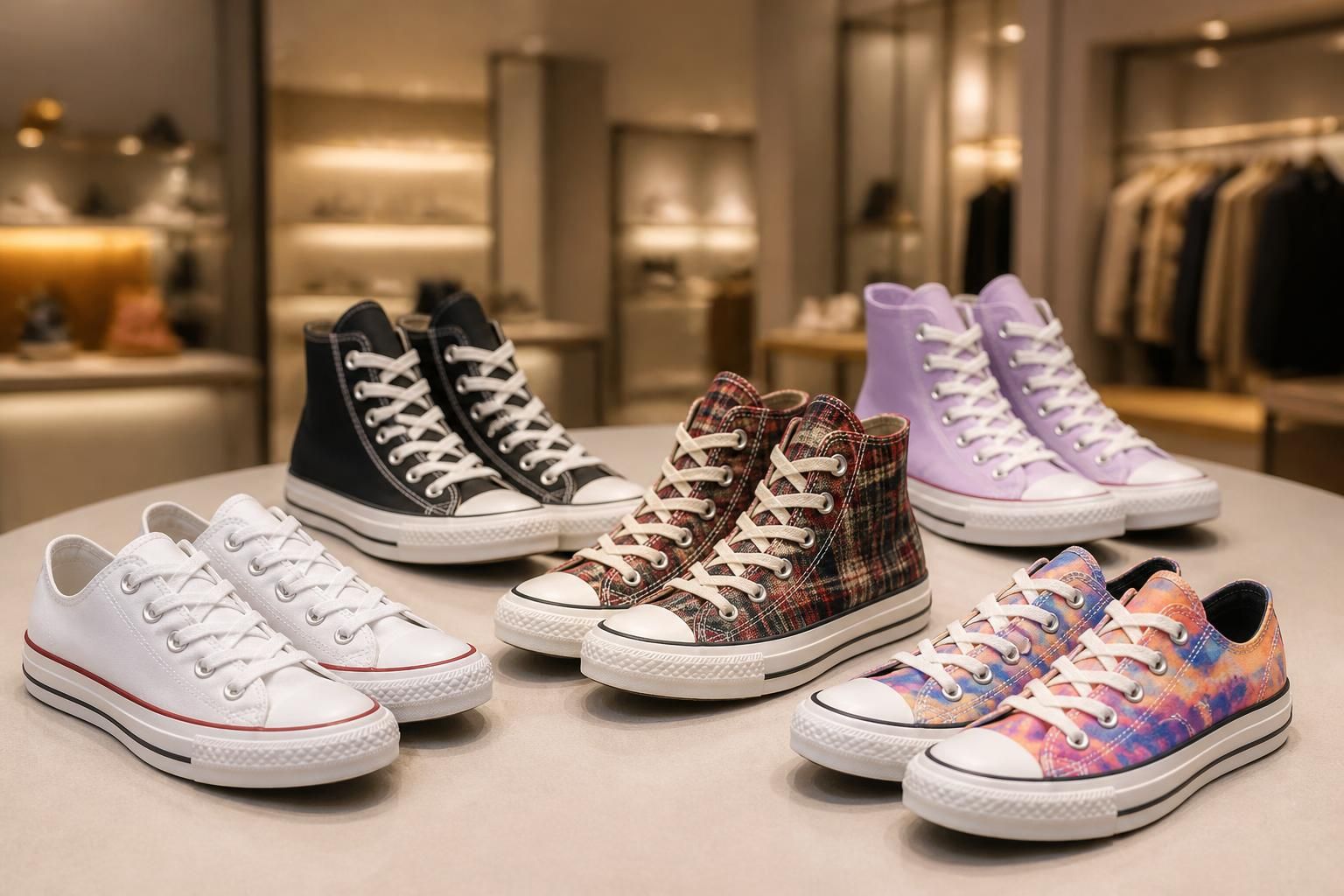 découvrez 5 modèles de converse à prix cassés, disponibles entre 49 € et 120 €, à dénicher avant les soldes sur ouest-france.