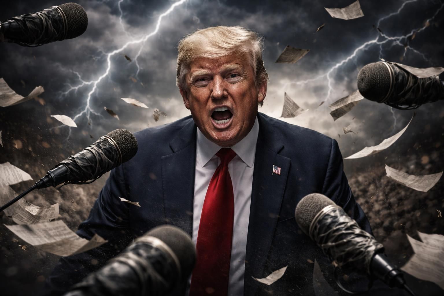 découvrez les moments marquants de donald trump, entre menaces, déclarations choc et revirements, illustrant un président dont la voix reste souvent inaudible.
