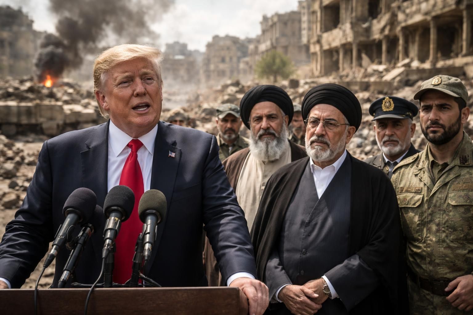 suivez en direct le conflit au moyen-orient avec les déclarations de donald trump sur un possible accord ce week-end, alors que l'iran reste indécis sur la situation.
