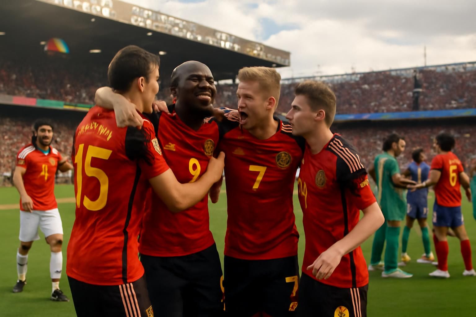 suivez en direct la 5e journée de la coupe du monde avec la belgique qui rejoint l'égypte au classement, tandis que le cap-vert crée la surprise en tenant l'espagne en match nul.