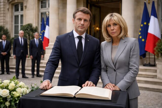 EN-DIRECT-Deces-de-Bernadette-Chirac-Emmanuel-et-Brigitte-Macron-ouvrent-un-registre-de-condoleances-des-15h-devant-lElysee-640x427 Saint-Étienne : le maire condamné à 4 ans de prison ferme et 5 ans d'inéligibilité pour chantage à la sextape, verdict appliqué sans délai