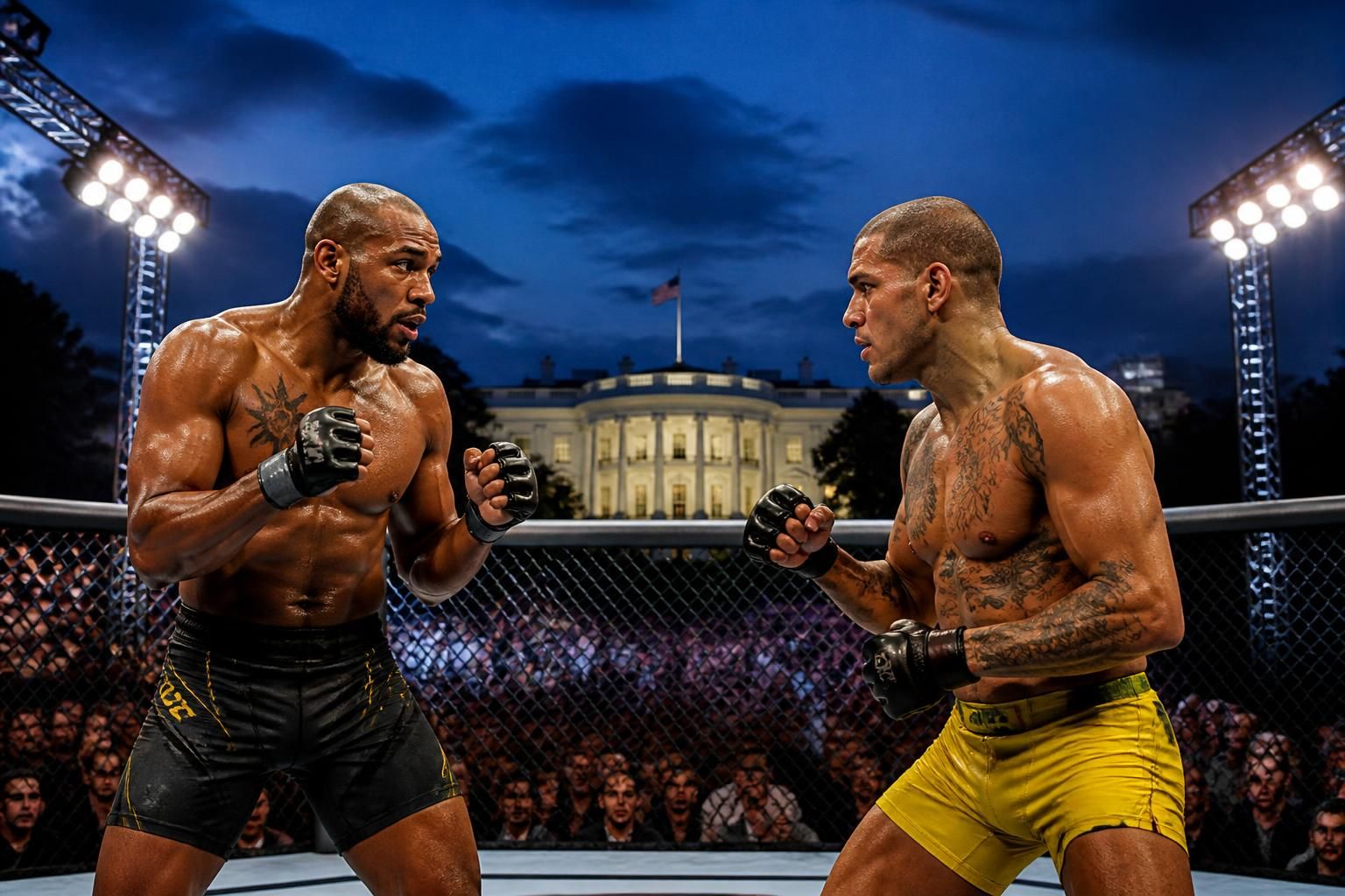 suivez en direct sur rmc sport le combat tant attendu entre gane et pereira à l'ufc maison blanche. ne manquez rien de cet affrontement spectaculaire dès maintenant !