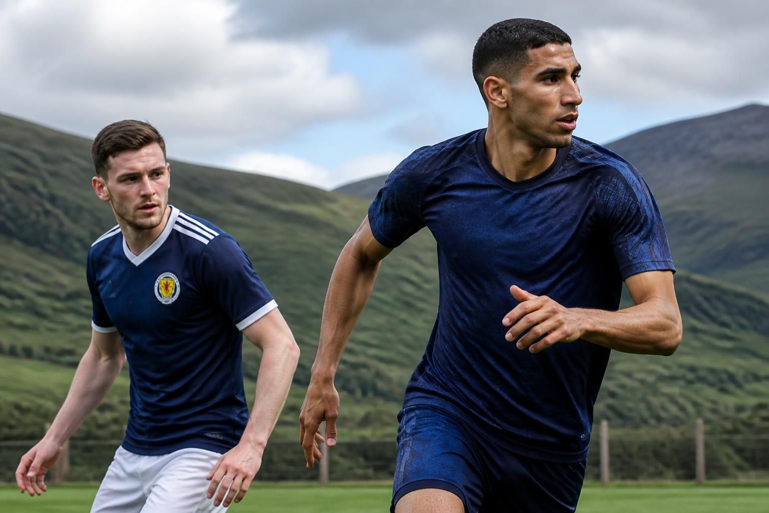 découvrez pourquoi robertson, joueur emblématique d'écosse, considère hakimi comme le meilleur latéral au monde dans une analyse passionnante du football international.