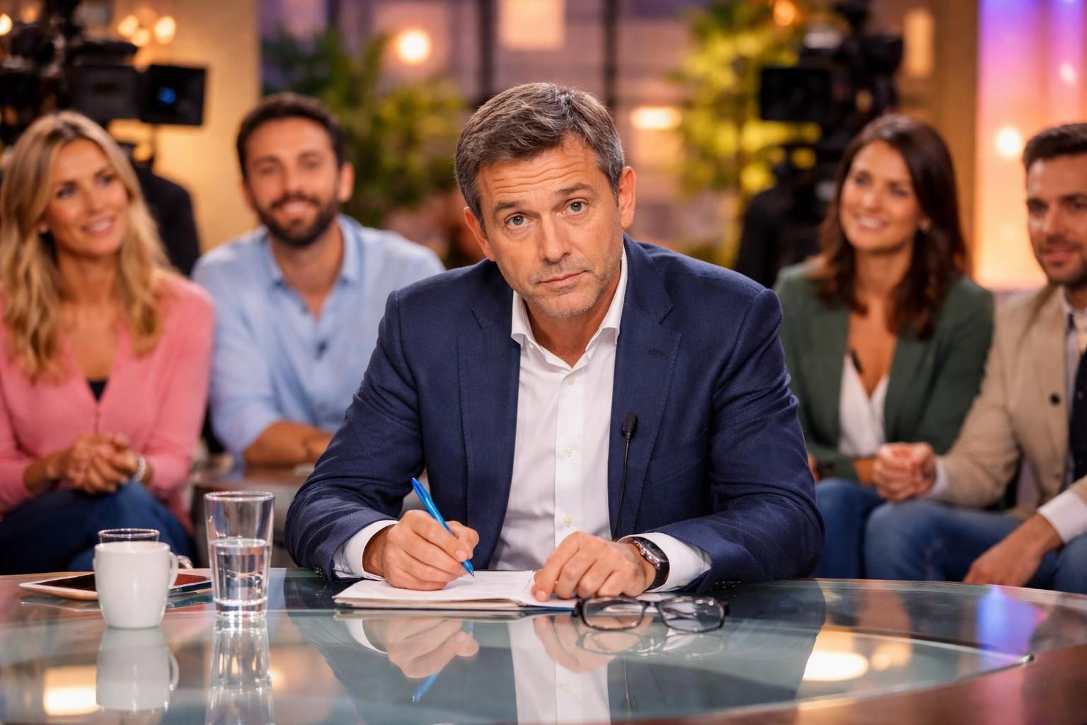 édouard geffray confronté à un test d'orthographe en direct dans l'émission « c à vous » sur 20 minutes, un moment surprenant et amusant à ne pas manquer.