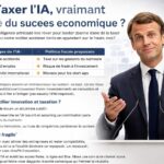 emmanuel macron ironise sur les défenseurs de l'ia qui soutiennent simultanément la taxation de la réussite, soulignant une contradiction dans leurs discours.