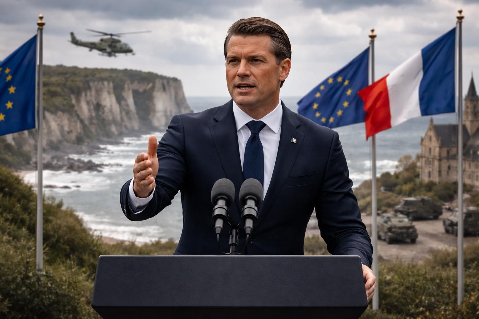 en normandie, pete hegseth plaide pour un renforcement rapide et efficace des capacités de défense européenne afin de renforcer la sécurité et la coopération entre les états membres.