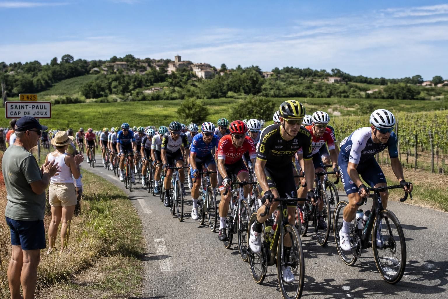 suivez en direct la 1ère étape de la route d'occitanie cic 2026, de bram à saint-paul-cap-de-joux, sur france 3 régions. toutes les infos et réactions en temps réel.