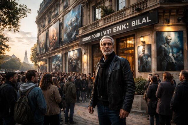 Enki-Bilal-ouvre-son-fonds-a-Paris-un-geste-de-resistance-pour-sauver-lart-et-la-culture-en-peril-640x427 Un thriller captivant avec Jude Law : déjà un des incontournables de Netflix en moins de 24 heures !