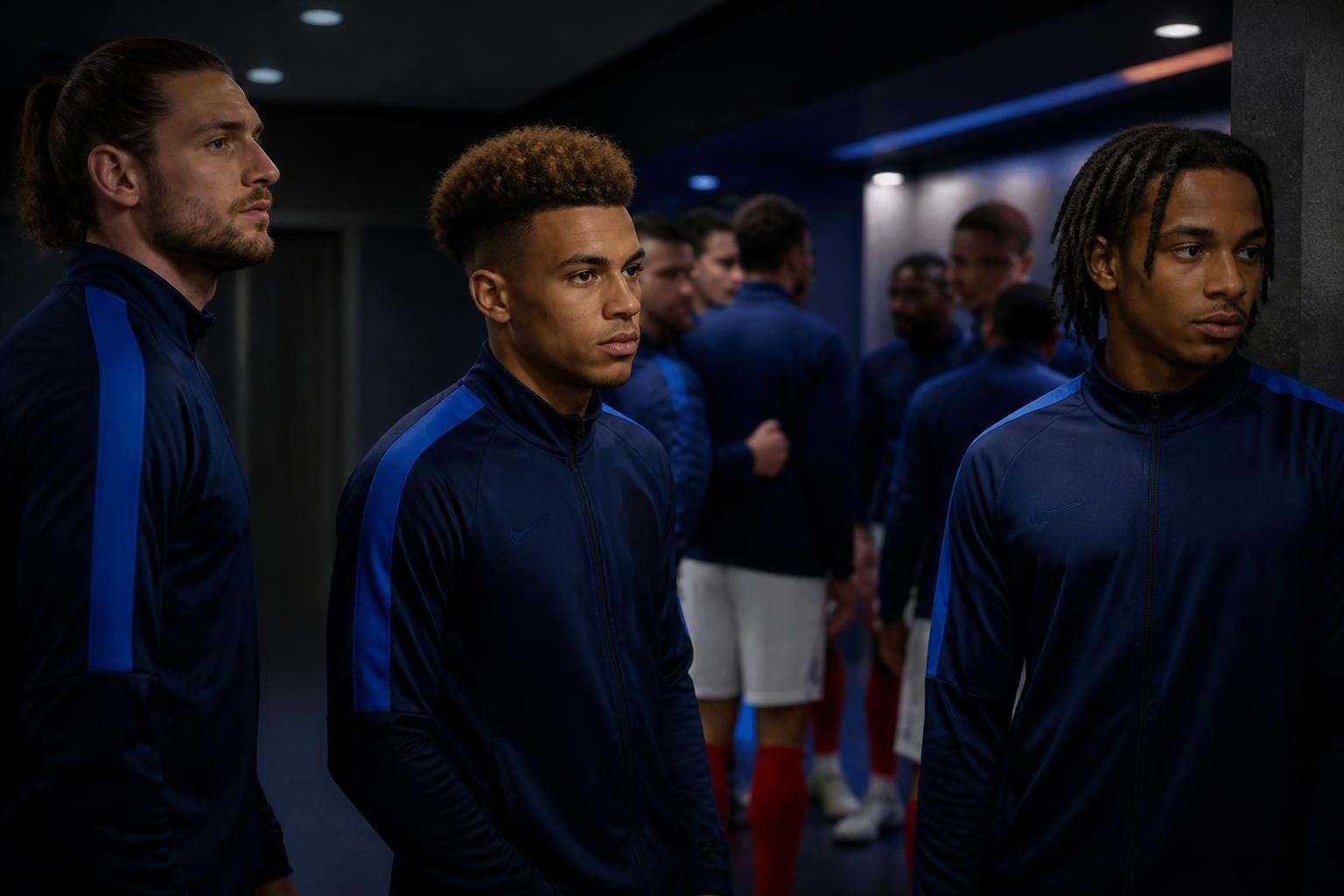 découvrez pourquoi rabiot, doué et koundé ont été exclus de l'équipe de france avant le match décisif contre le sénégal. analyse et réactions sur sports.fr.