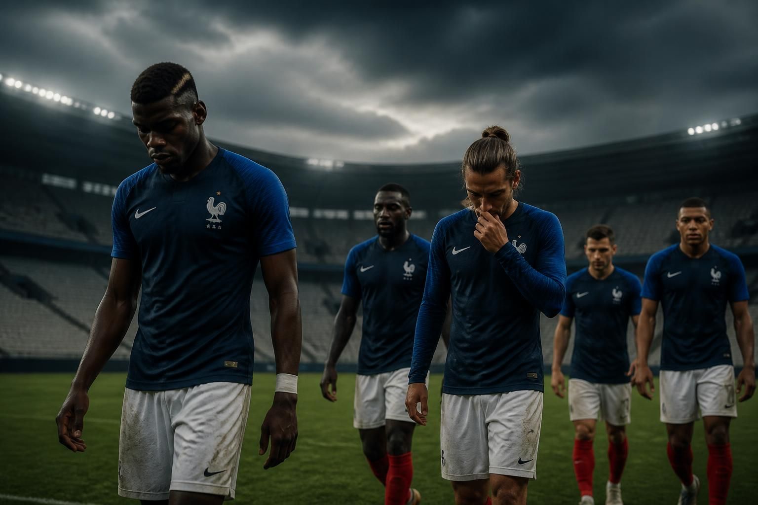 découvrez l'atmosphère tendue qui entoure actuellement l'équipe de france, avec une ambiance lourde pesant sur les bleus avant leurs prochains défis.