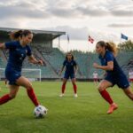 découvrez les changements dans l'équipe de france féminine en pologne avec picaud-inconnu remplaçant chavas et samoura titulaire dès le coup d'envoi.