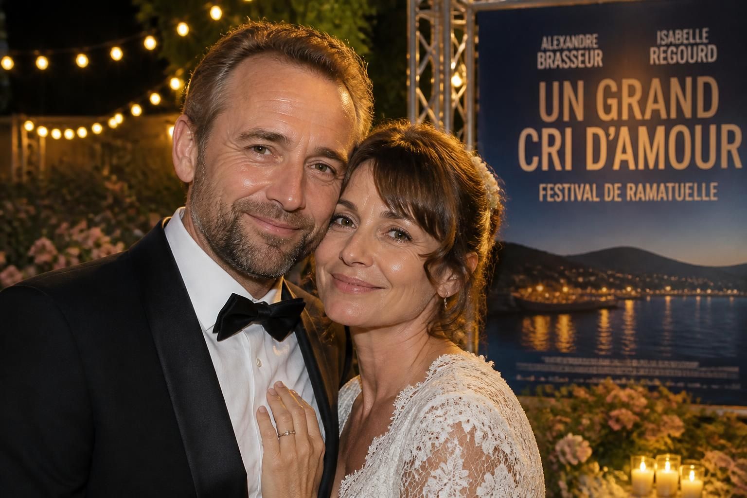 découvrez le portrait exclusif d'alexandre brasseur et isabelle regourd, unis par le mariage et à l'affiche d'"un grand cri d'amour" au festival de ramatuelle.