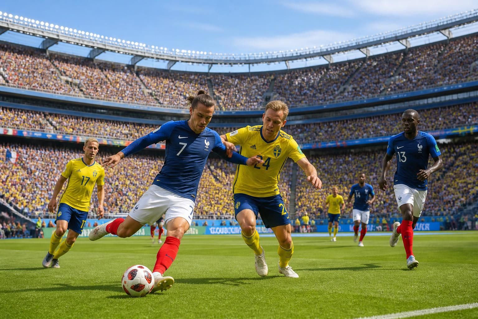 découvrez le match france-suède à new jersey, un affrontement décisif plein de suspense et d'émotions entre deux grandes équipes.
