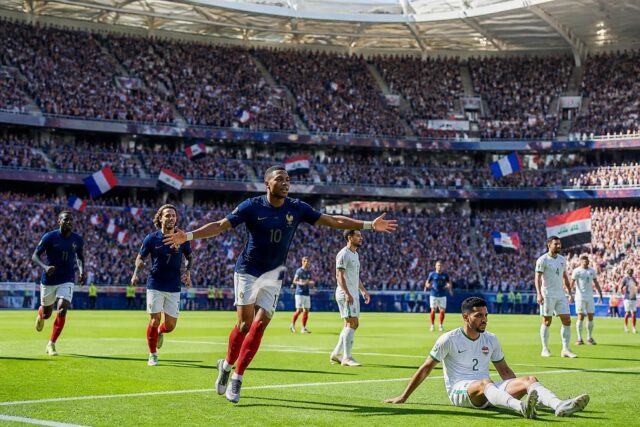France-vs-Irak-Les-Bleus-menent-1-0-a-la-mi-temps-640x427 NBA : Wembanyama expulsé pour un coup de coude, Minnesota revient à hauteur des Spurs - RMC Sport