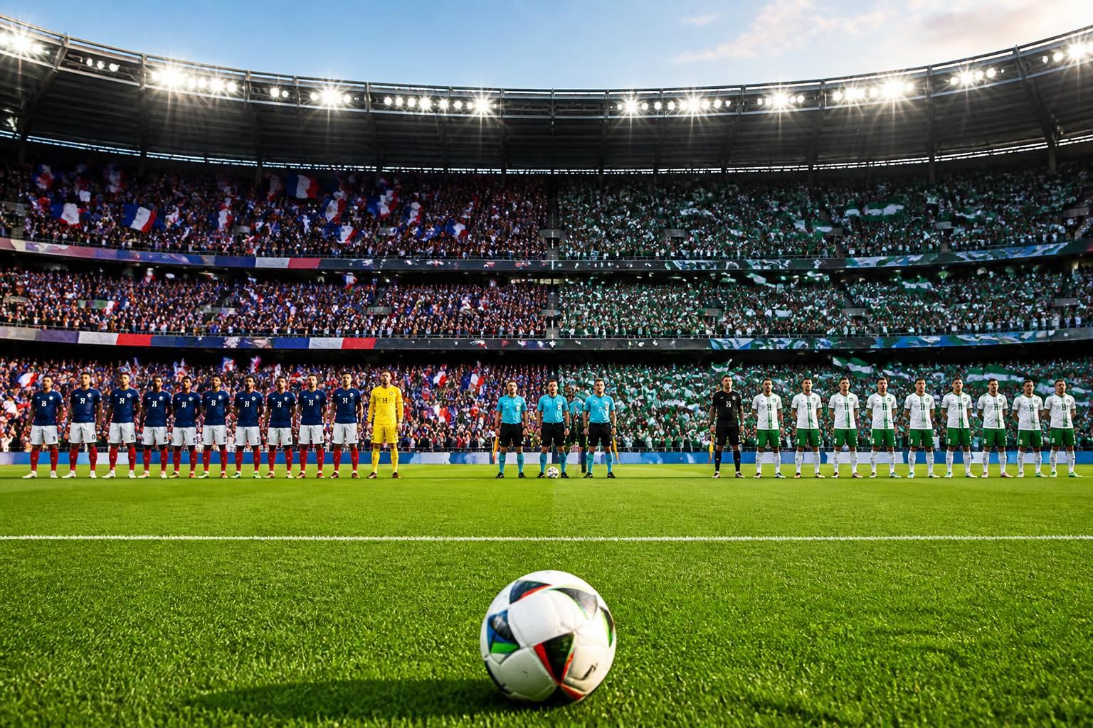 ne manquez pas le match france vs irlande du nord ! découvrez l'heure du coup d'envoi et la chaîne tv pour suivre la diffusion en direct.