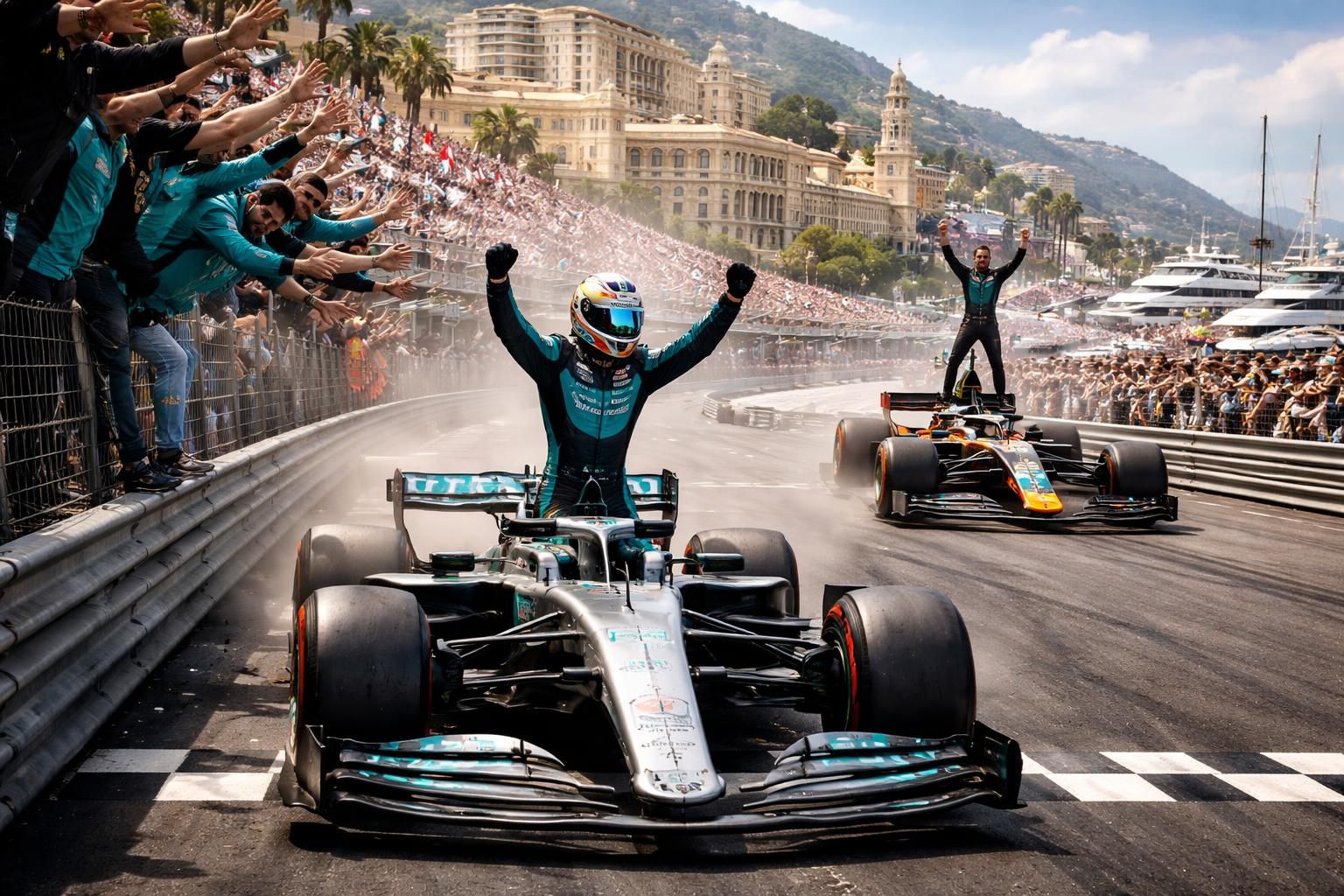 revivez le gp de monaco 2026 avec la victoire d'antonelli et un podium spectaculaire pour hadjar lors d'une fin de course intense. découvrez le classement complet de cette course mémorable.