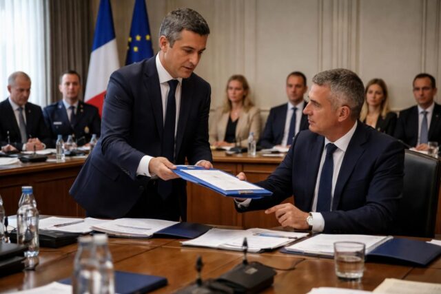Gerald-Darmanin-presente-sa-feuille-de-route-au-nouveau-directeur-general-penitentiaire-fin-des-matelas-au-sol-et-lancement-de-quartiers-haute-securite-640x427 Tragédie dans le Loiret : un hélicoptère de la gendarmerie s'écrase, faisant un mort et deux blessés; Laurent Nuñez témoigne sa profonde émotion