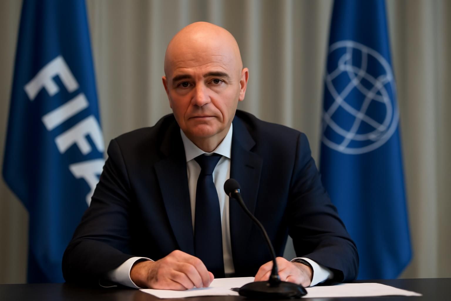 gianni infantino reconnaît qu'il n'existe pas de plan b concernant la situation en iran, tout en partageant ses préoccupations en tant que président de la fifa.