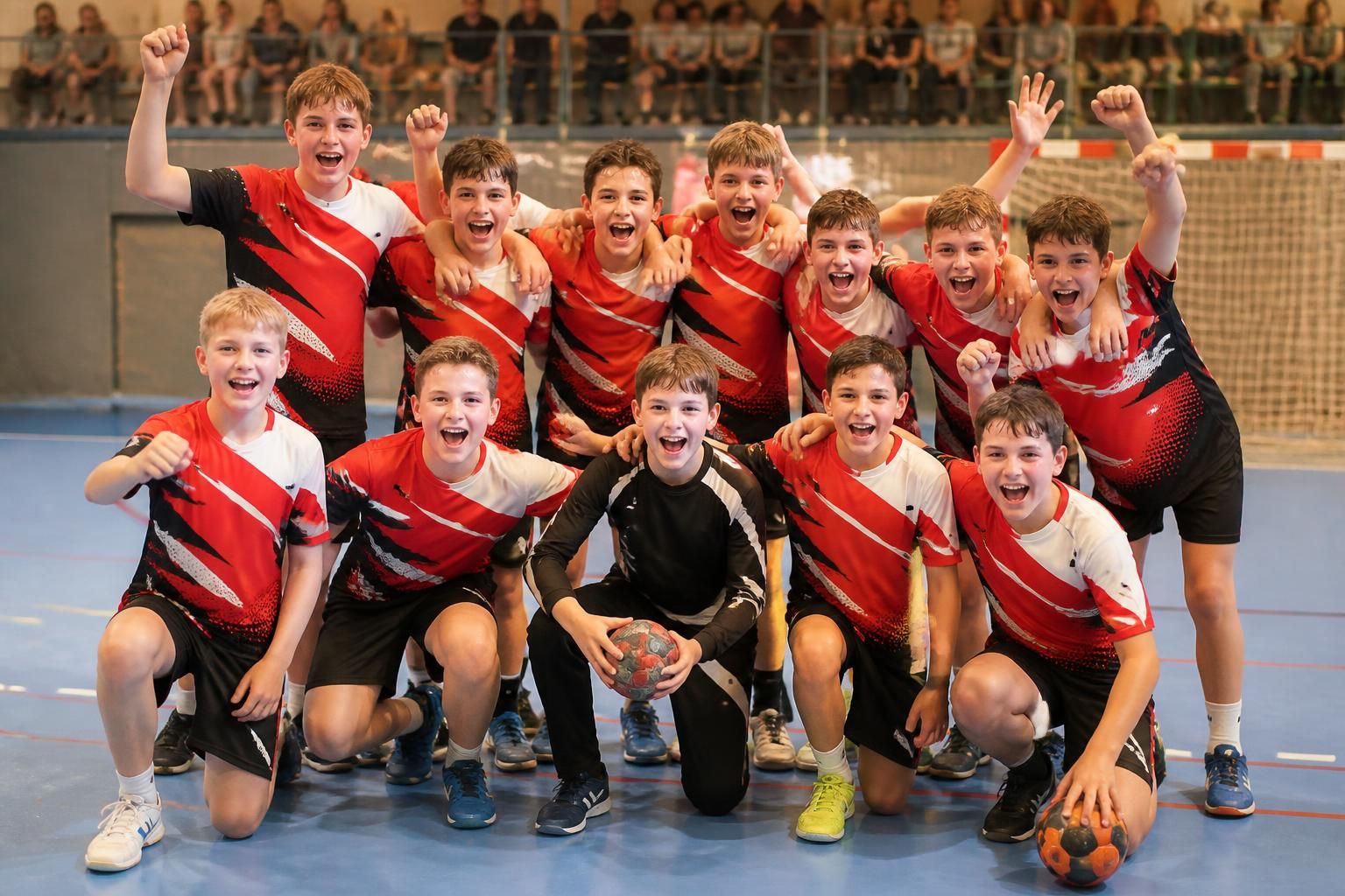 les u13 de l’entente obernai/barr triomphent et sont sacrés champions d’alsace en handball, une victoire pleine de passion et de talent.