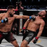revivez le combat intense du hexagone mma 45 où anzor a terrassé paul dena par un k.-o. spectaculaire dès le premier round, un moment fort à ne pas manquer.