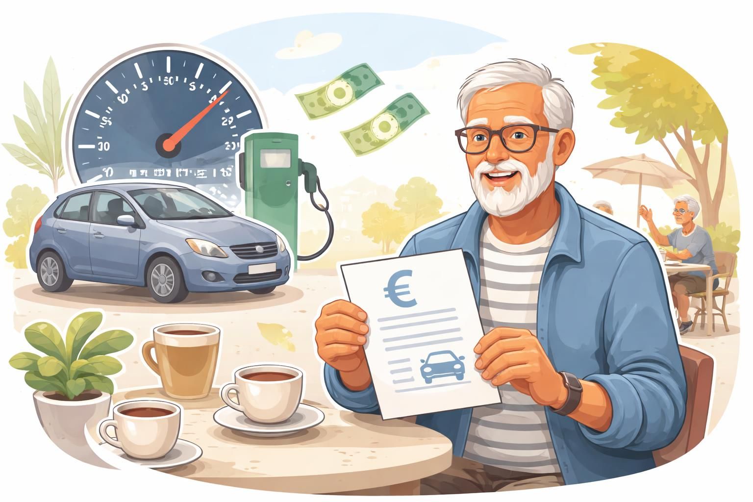 découvrez si les retraités peuvent bénéficier de l'indemnité carburant de 100 € destinée aux gros rouleurs et les conditions d'éligibilité à cette aide.