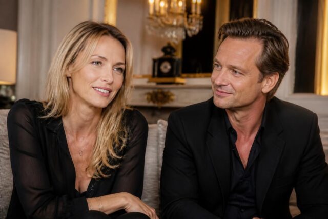 Inside-Estelle-Lefebure-se-confie-sur-son-mariage-avec-David-Hallyday-le-couple-royal-francais-640x427 Exit le jean traditionnel : Faustine Bollaert (47 ans) adopte le pantalon idéal pour un look jeune et moderne