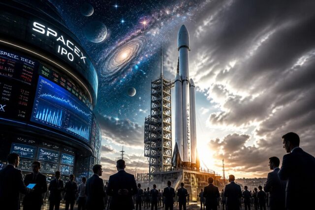Introduction-en-Bourse-de-SpaceX-quand-le-reve-seduit-les-marches-avant-que-le-realisme-ne-prenne-le-dessus-Les-Echos-640x427 Vidéo : Offshoring en France, vers un arrêt du démarchage ? Analyse avec Youssef Chraïbi
