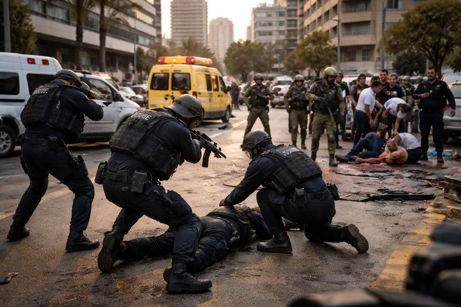 série de fusillades dans le centre d'israël fait un mort, un assaillant neutralisé. suivez les dernières informations sur cet incident sécuritaire.