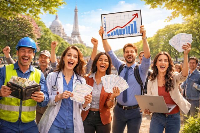 Jour-de-liberation-des-actifs-depuis-le-4-mai-chaque-euro-gagne-par-les-salaries-francais-appartient-enfin-a-eux-640x427 Agirc-Arrco : Tout savoir sur la « prime d’été » destinée aux retraités, décryptage officiel de l’organisme - CESdeFrance