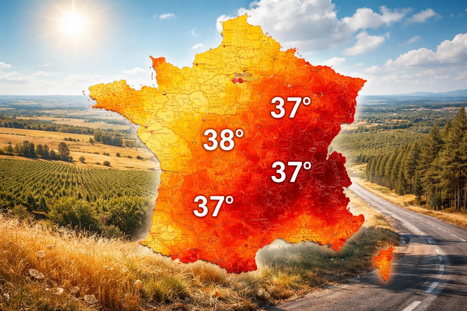 découvrez les régions françaises où la canicule persiste cette semaine avec des températures atteignant jusqu'à 38 °c. restez informé des alertes météo et conseils pour vous protéger.