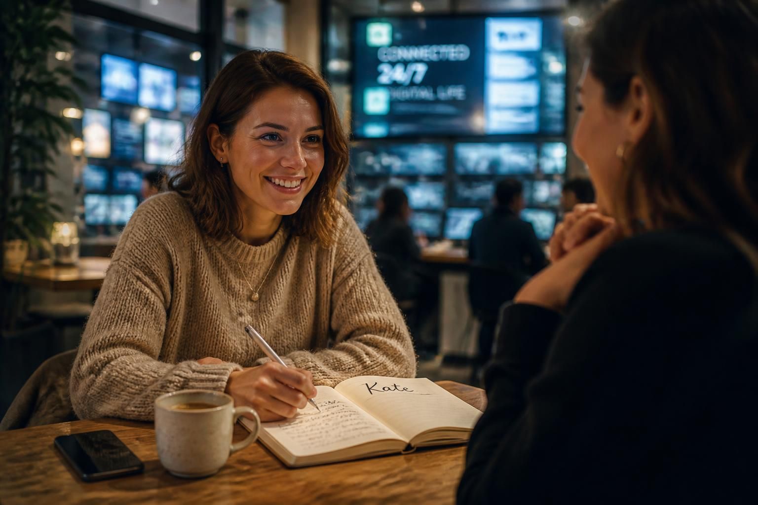 kate met en avant dans un essai l'importance cruciale de préserver un lien humain authentique à l'ère du tout numérique, soulignant les enjeux actuels de notre société connectée - point de vue.