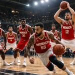 l’as monaco basket, limitée à 8 joueurs, vise un deuxième succès consécutif ce mercredi contre nanterre. découvrez les enjeux et les ambitions de l'équipe.