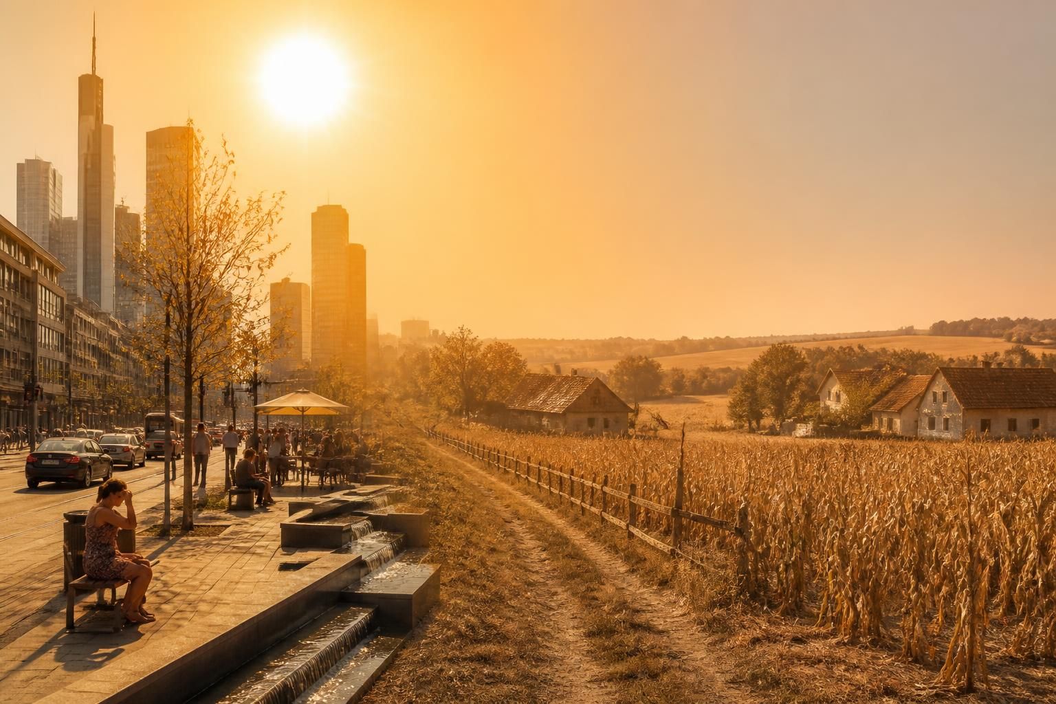 l'allemagne et la pologne subissent une intense vague de chaleur alors que la canicule continue de se propager vers l'est, impactant fortement les températures et les conditions météorologiques.