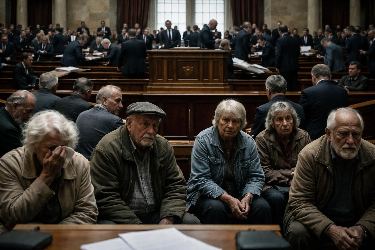 l'assemblée nationale adopte une réforme controversée qui prive 300 000 retraités d'une aide cruciale, suscitant débat et inquiétudes.