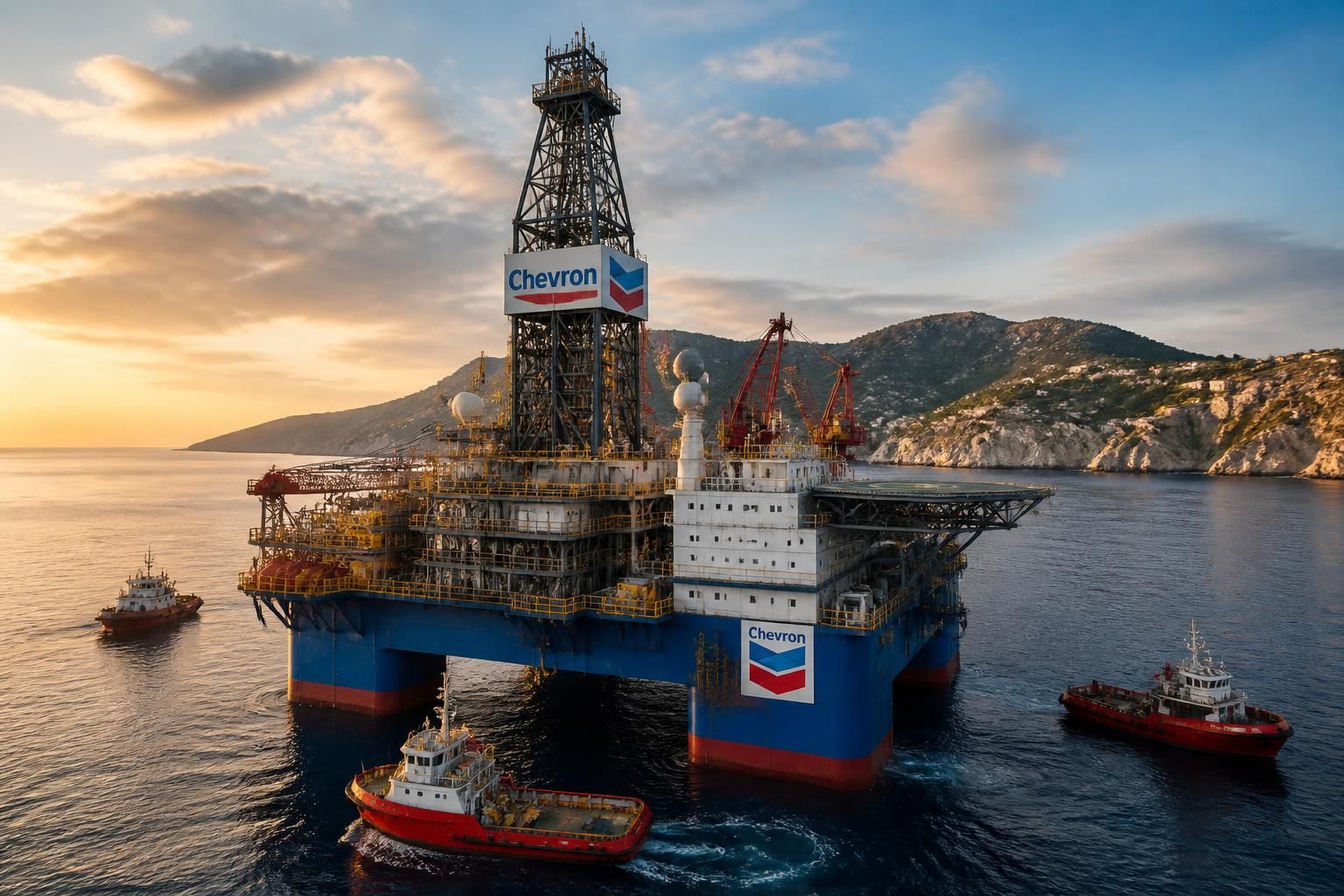 la grèce annonce l'ouverture d'un nouveau bloc offshore attribué à chevron pour des explorations gazières prometteuses, une opportunité majeure pour le secteur énergétique.