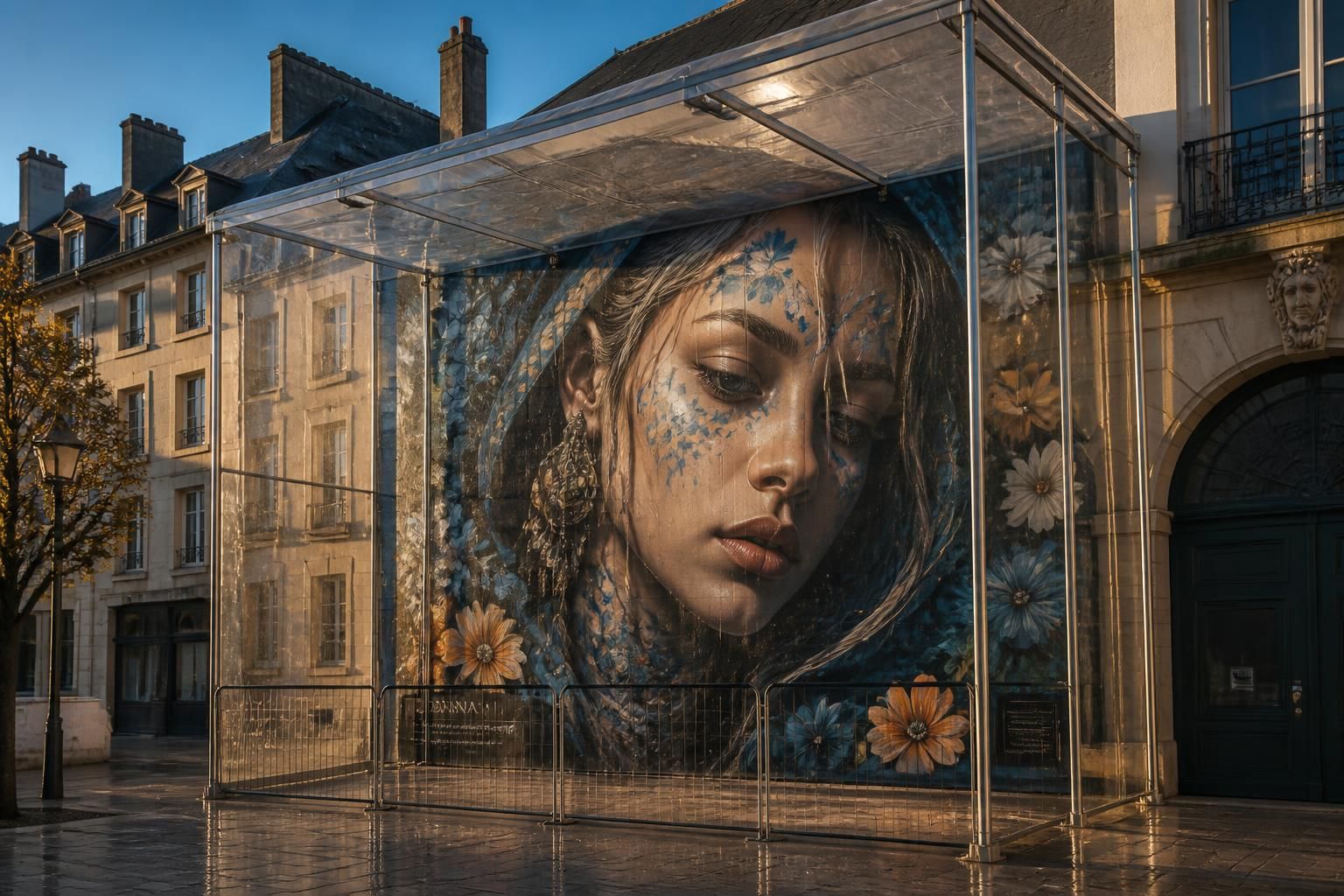 découvrez la fresque dédiée à lyhanna, soigneusement préservée en attendant la rencontre prochaine entre le maire de besançon et l'artiste qui l'a créée.