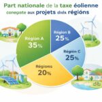découvrez comment la part nationale de la taxe éolienne est dédiée au financement des projets dans les régions impactées par les installations éoliennes, soutenant ainsi leur développement local.