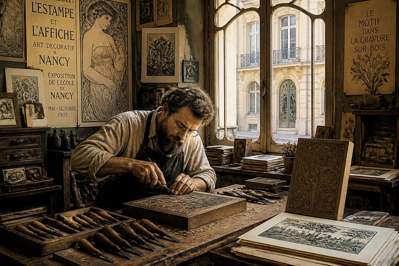 découvrez la renaissance de la gravure sur bois à nancy à la fin du 19e siècle et au début du 20e siècle, une période riche en créativité et en renouveau artistique.