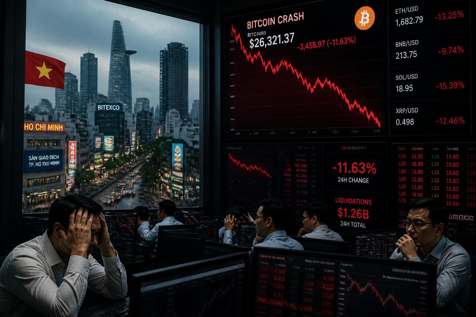 découvrez une analyse détaillée de la chute spectaculaire du bitcoin, ses causes et ses conséquences économiques, sur vietnam.vn.