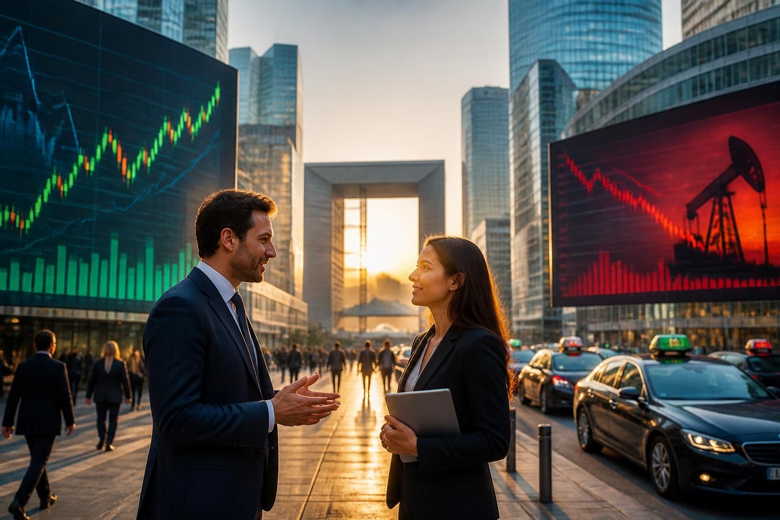 le cac 40 atteint à nouveau ses niveaux d'avant-guerre grâce à l'accord entre les états-unis et l'iran, tandis que l'action totalenergies est affectée par la baisse des prix du pétrole - analyse complète sur les echos.