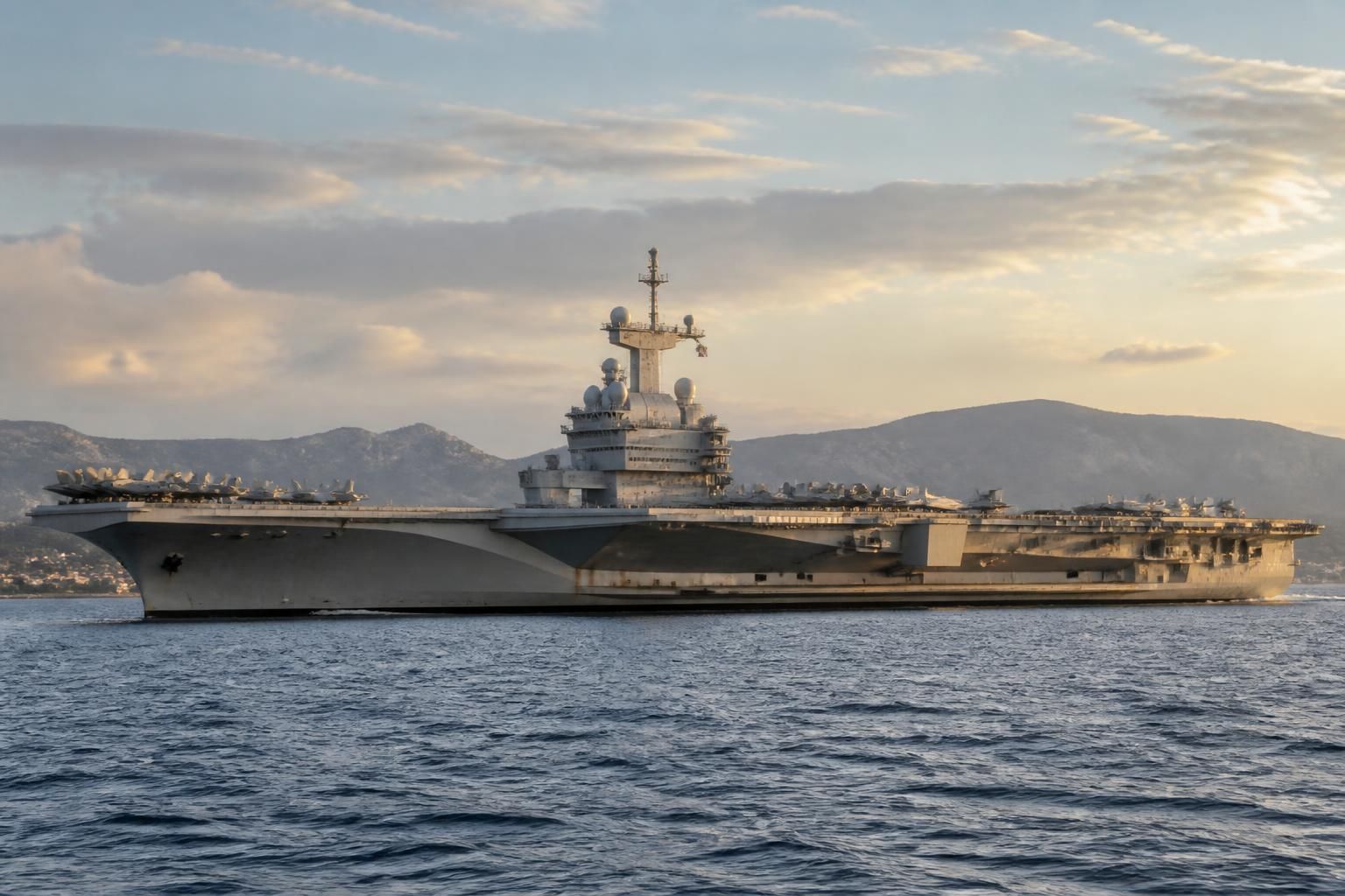 le porte-avions charles de gaulle se prépare à rejoindre le port de toulon dans les prochains jours, renforçant la présence navale française en méditerranée.