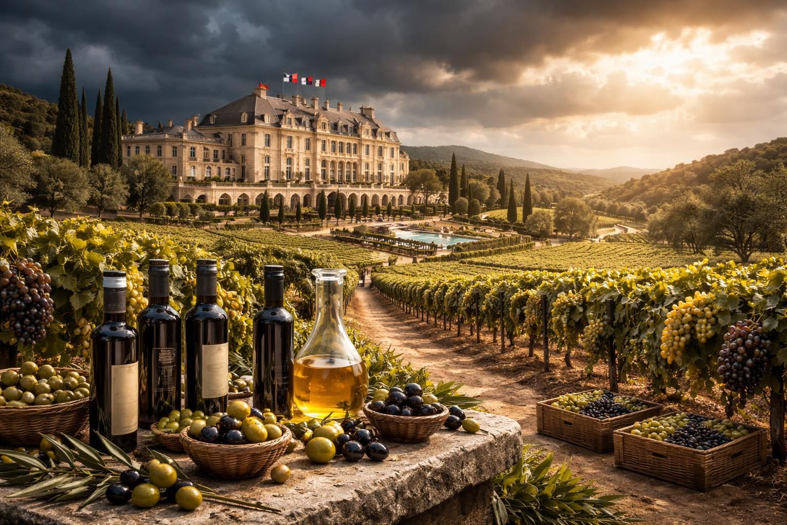 découvrez comment l'empire luxueux de patrick bruel, mêlant hôtels prestigieux, vignobles d'exception et huile d'olive haut de gamme, traverse une période instable.