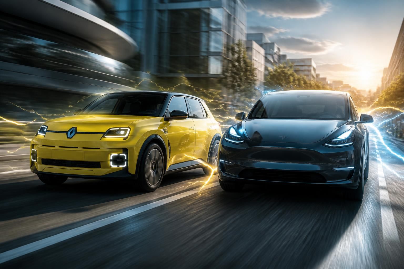 découvrez le duel électrisant de mai 2026 entre la légendaire renault 5 et la moderne tesla model y, toutes deux dans le top 10 des voitures électriques. analyse, performances et nouveautés.