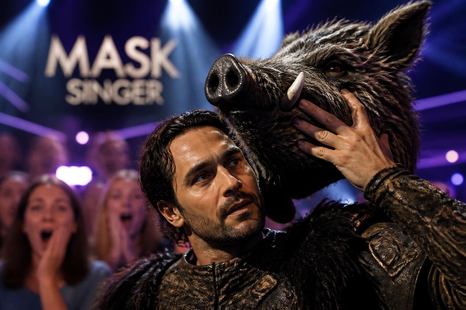 découvrez la révélation choc dans mask singer : l'identité secrète de la star cachée derrière le masque du sanglier enfin dévoilée.