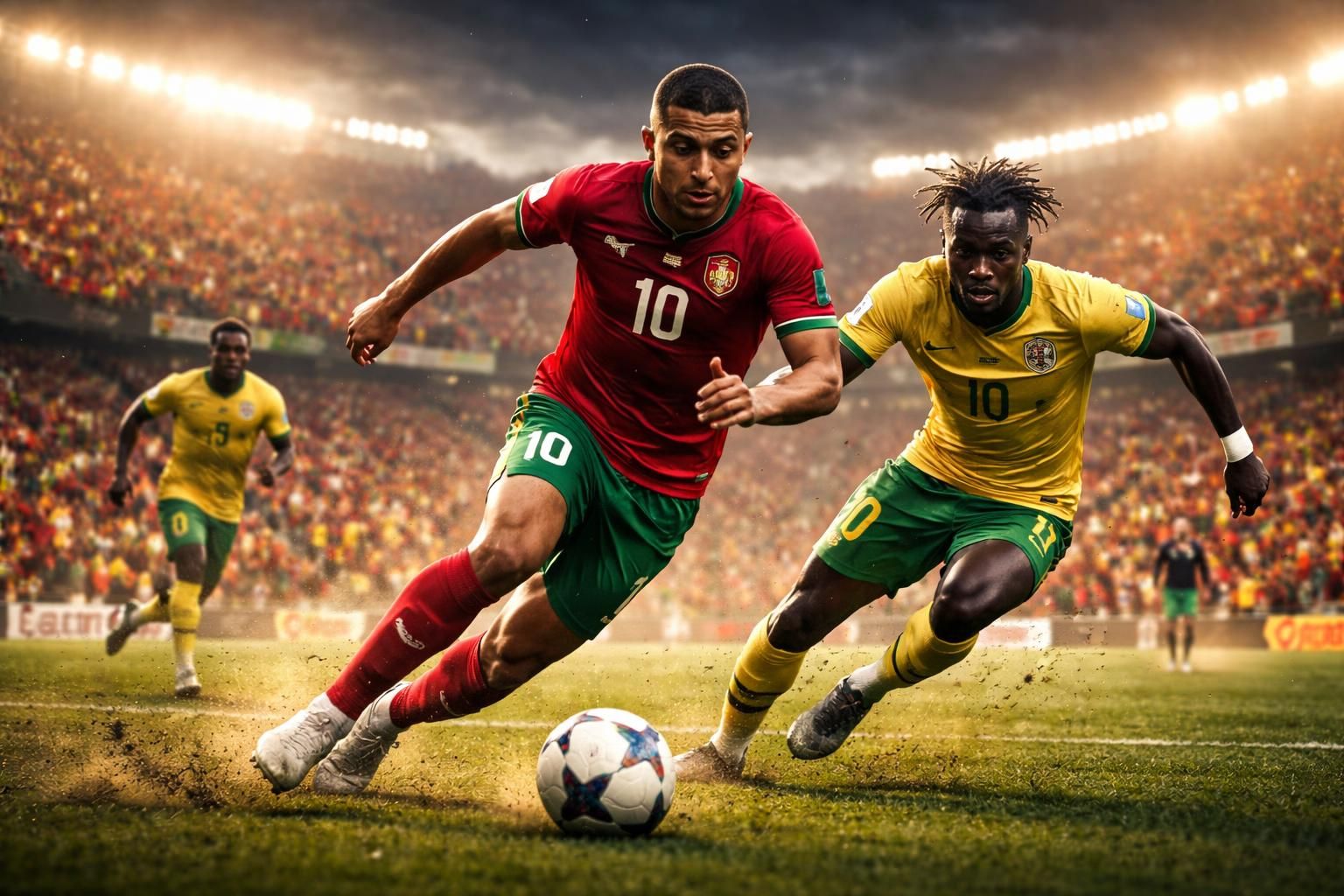 mbappé enflamme la can avec un duel spectaculaire entre le maroc et le sénégal, alors que les deux équipes se battent pour le titre de champion d’afrique.