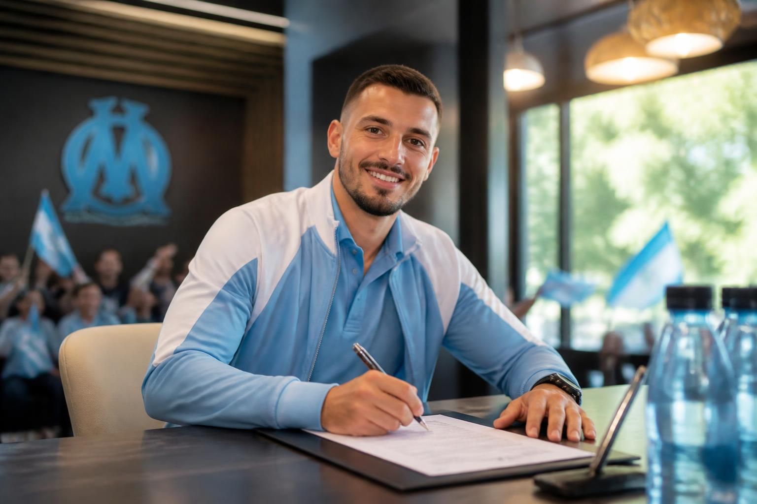 découvrez les dernières infos mercato de l'om avec l'intérêt porté à un international albanais prometteur pour renforcer l'équipe.