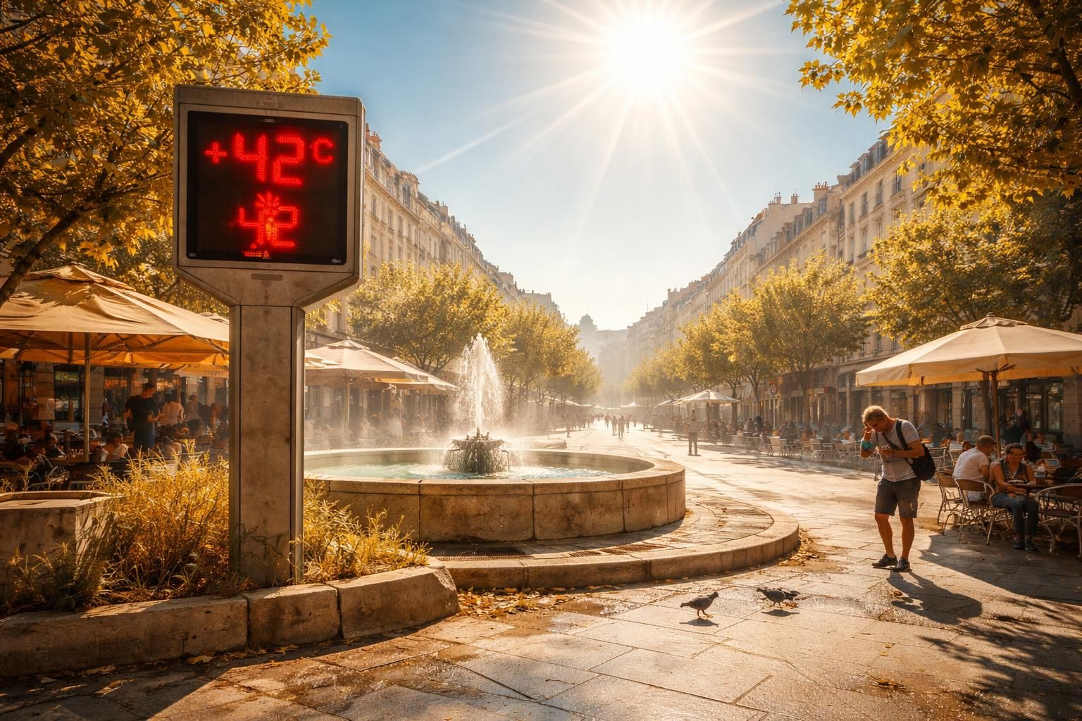 découvrez les prévisions météo pour la semaine à venir avec une vigilance rouge en vigueur, des records de chaleur battus et une canicule qui s'intensifie dès lundi.