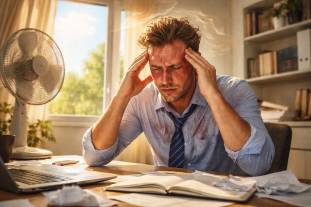 Mon-cerveau-a-surchauffe-comment-la-canicule-fait-grimper-notre-irritabilite-et-perturbe-notre-esprit-640x427 Analyse approfondie du crâne du jeune Émile : une lésion causée par un coup mise en lumière