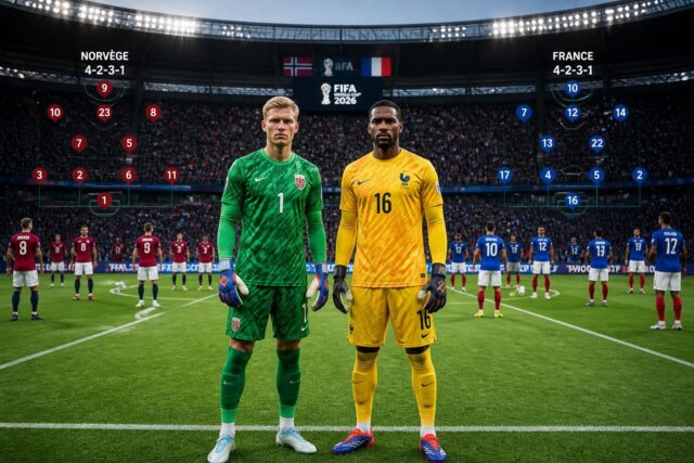Mondial-2026-La-Norvege-et-la-France-se-preparent-avec-un-4-2-3-1-Selvik-et-Maignan-gardiens-de-but-640x427 NBA : Suivez en direct le choc Los Angeles Lakers vs Dallas Mavericks le 29 novembre 2025 sur L'Équipe