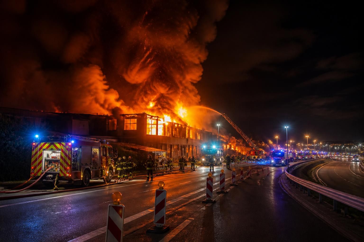 incendie majeur au nightclub le privé à moulins-lès-metz dans la moselle, provoquant une fermeture temporaire des bretelles sur l'autoroute a31. suivez les informations sur la situation en cours et les mesures de sécurité.